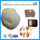 Categoría alimenticia blanca del CMC, celulosa carboximetil CMC de sodio de la pureza elevada